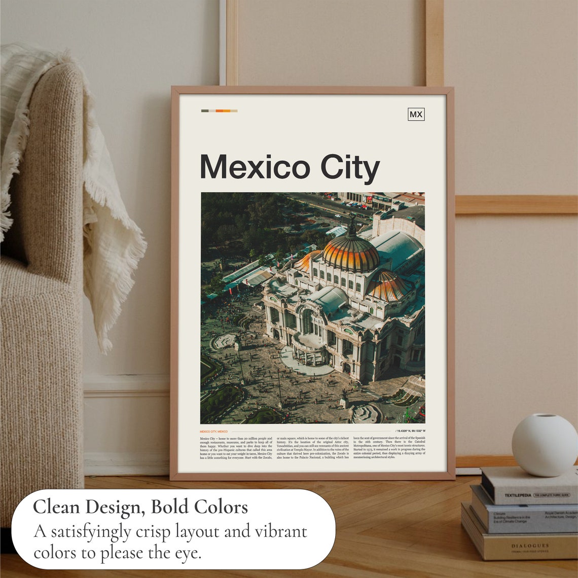 Mexico City Print Mexico City Poster Mexico City Wall Art Mexico City Art Print Mexico City Photo Mexico Print Mexico Poster Mexico Art - Image 3