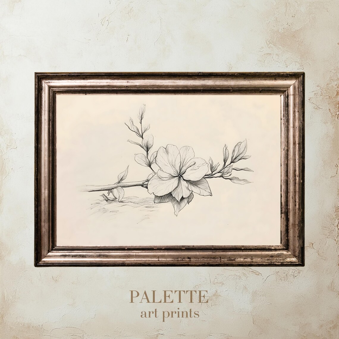 Single Bloom Minimalist Floral Art Print - Image 3
