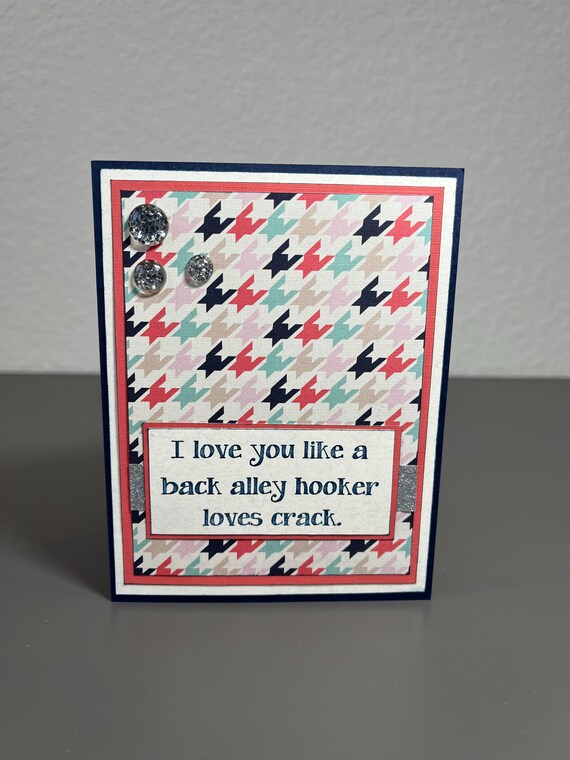 Love You Like Adult Humor Greeting Card