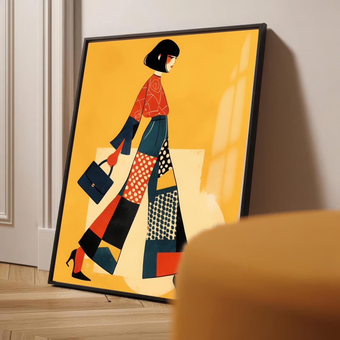 Fashion Woman Figure, Contemporary Statement Art - Image 5