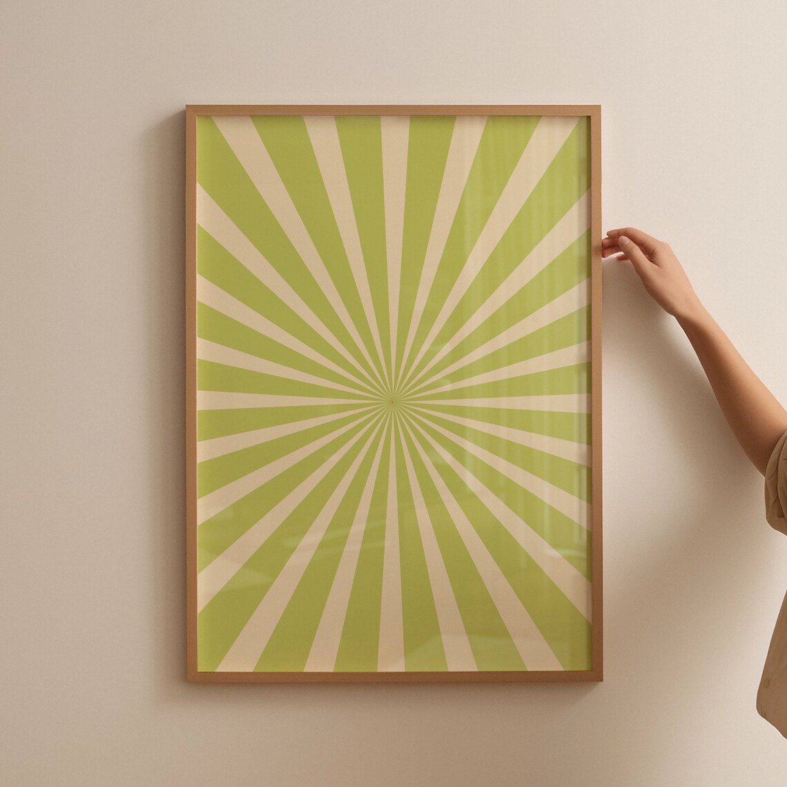 Retro Groovy Wall Print, 90s Style Art Print