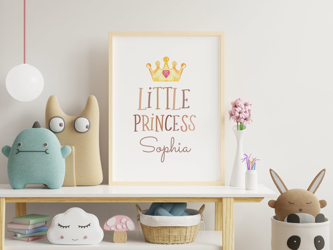 Little Princess Boho Nursery Art Print - Image 2