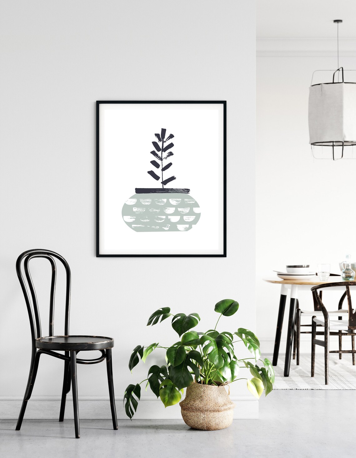 Geometric Shapes Poster, Mid-Century Modern Decor - Image 3