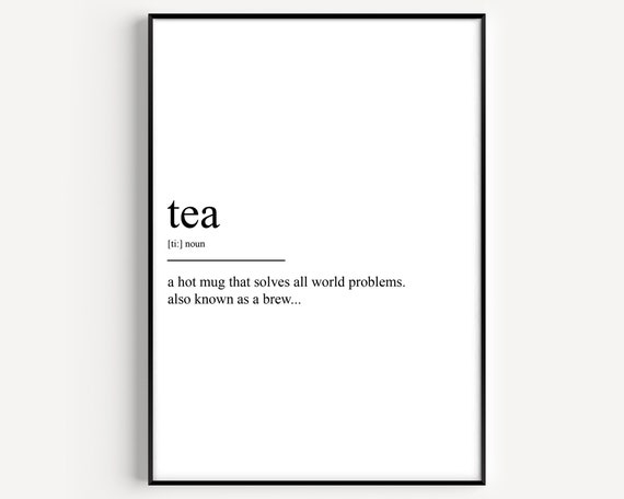Tea Definition Print Version 2
