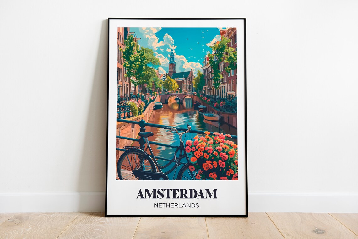 London Travel Poster, Big Ben Watercolor Illustration
