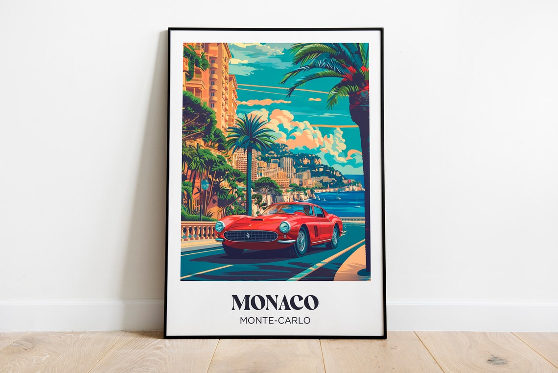 London Travel Poster Big Ben Wall Art Print Red Bus London Painting Illustration London Watercolor Home Decor Retro Poster