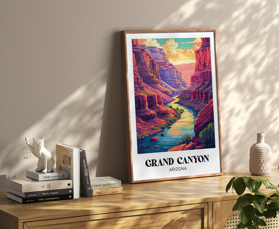 New York City Travel Poster, Retro Watercolor Illustration - Image 3