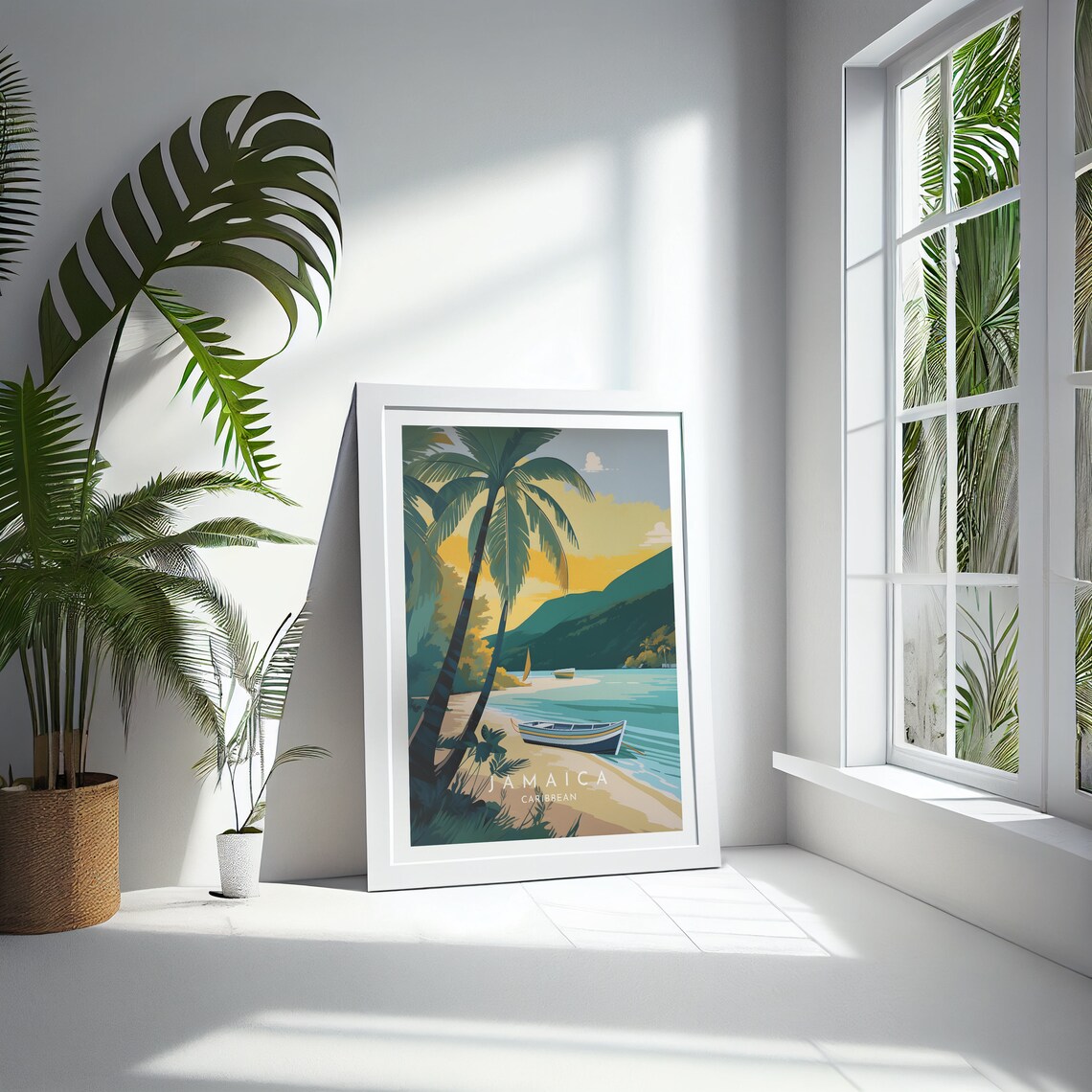 Jamaica Travel Poster, Caribbean Home Decor Print - Image 4