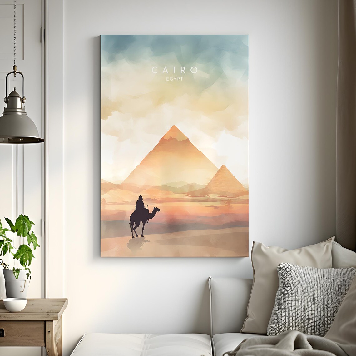 Cairo Travel Poster, Egypt City Wall Art - Image 3
