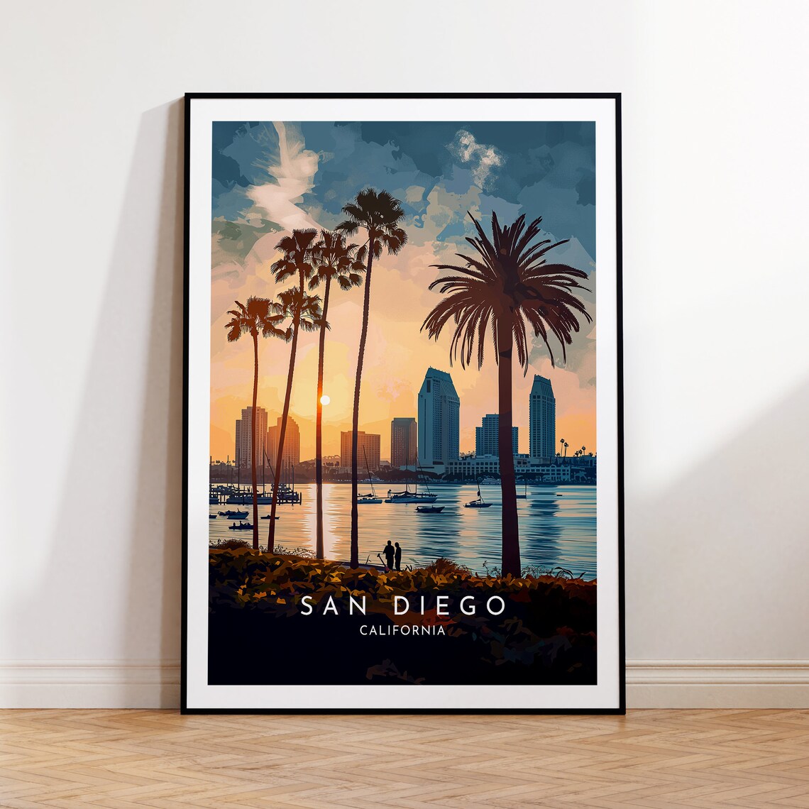 San Diego United States California Travel Poster