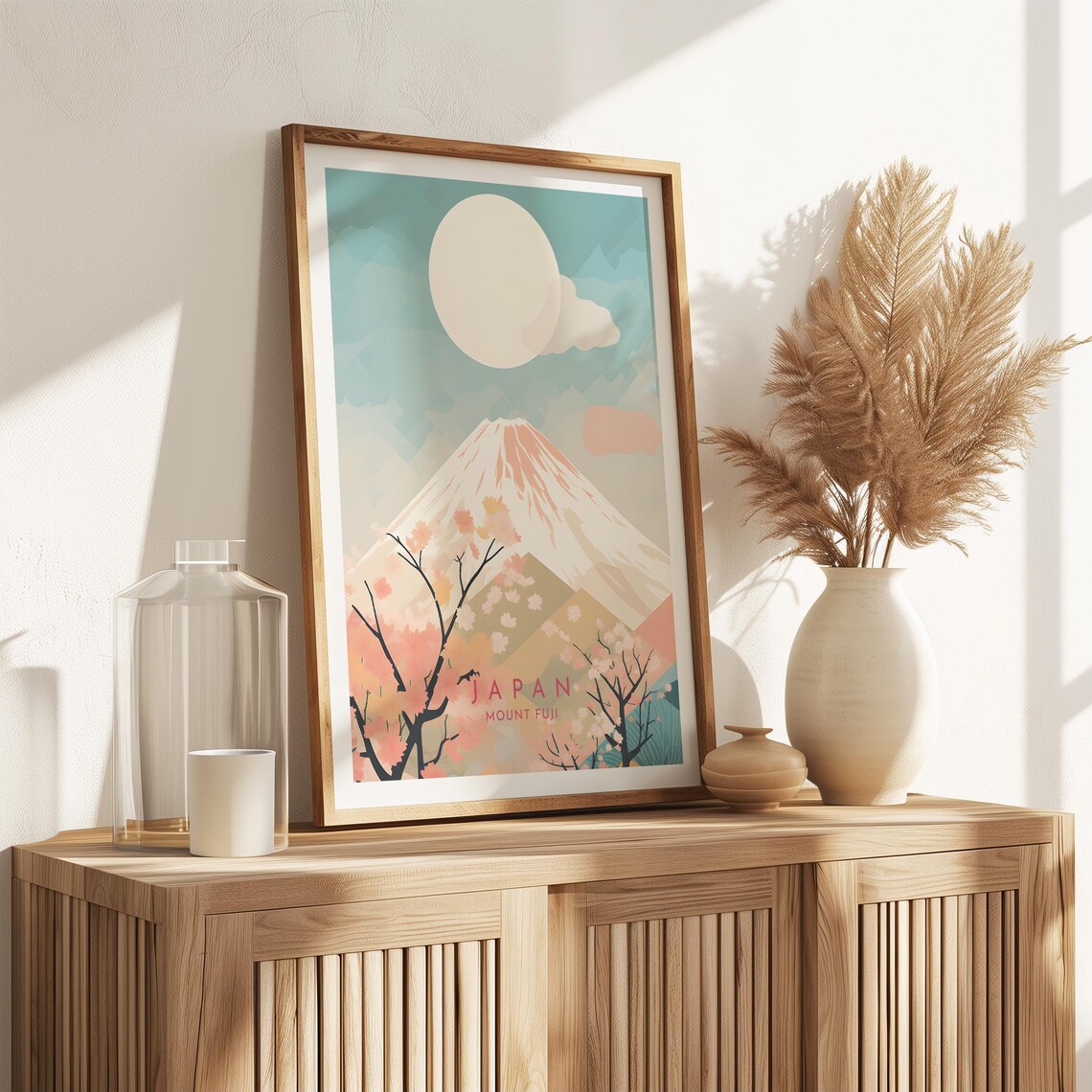 Mount Fuji Travel Poster, Japan Home Decor - Image 2