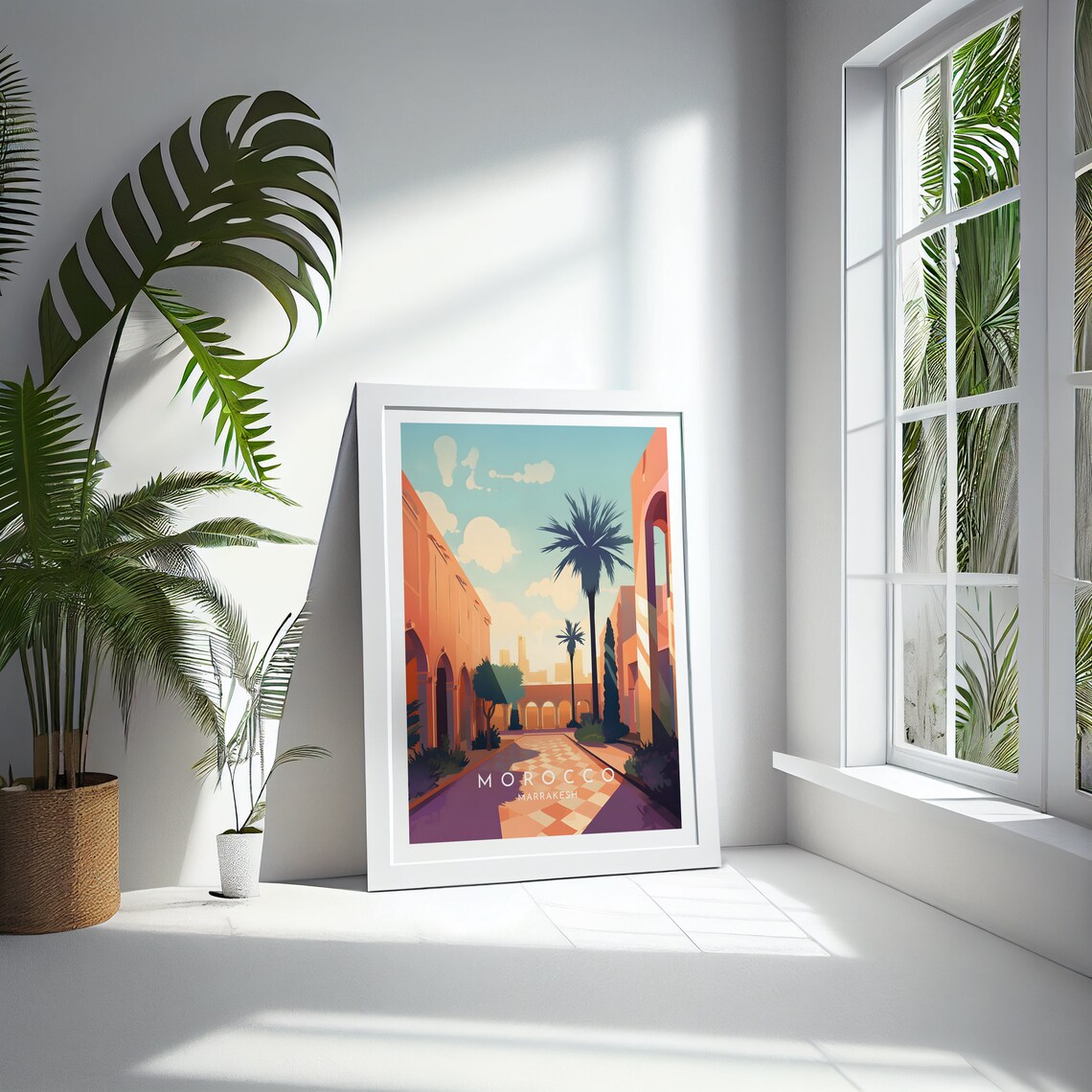Marrakesh Travel Poster, Morocco Home Decor - Image 4