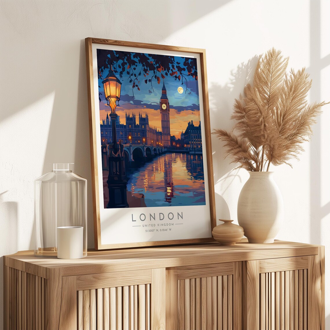 Big Ben Travel Poster, London Travel Print - Image 3
