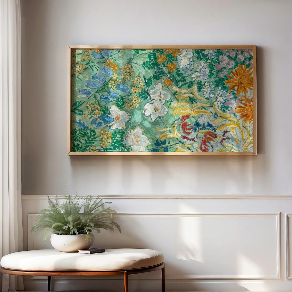Wildflowers Botanical Spring Garden Vintage Art Print - Image 3