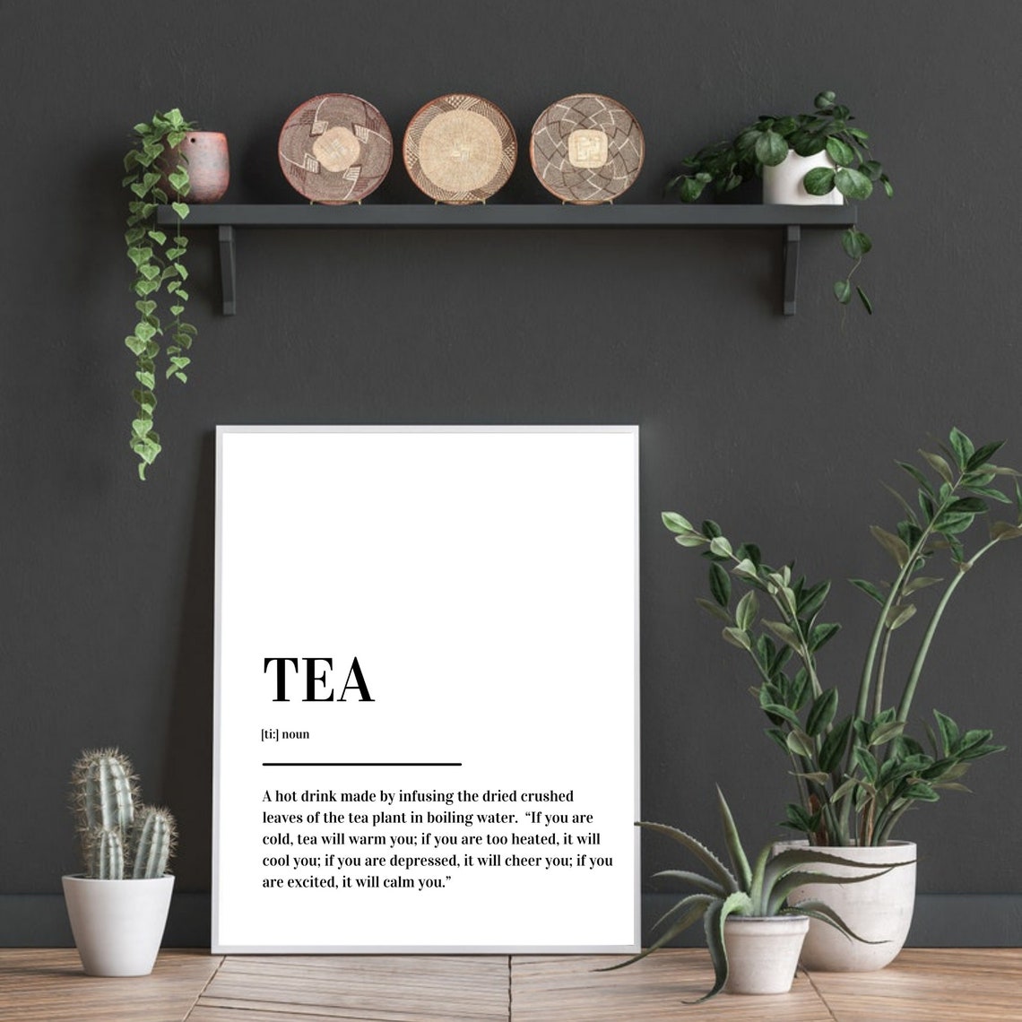 Tea Definition Print Poster - Image 3