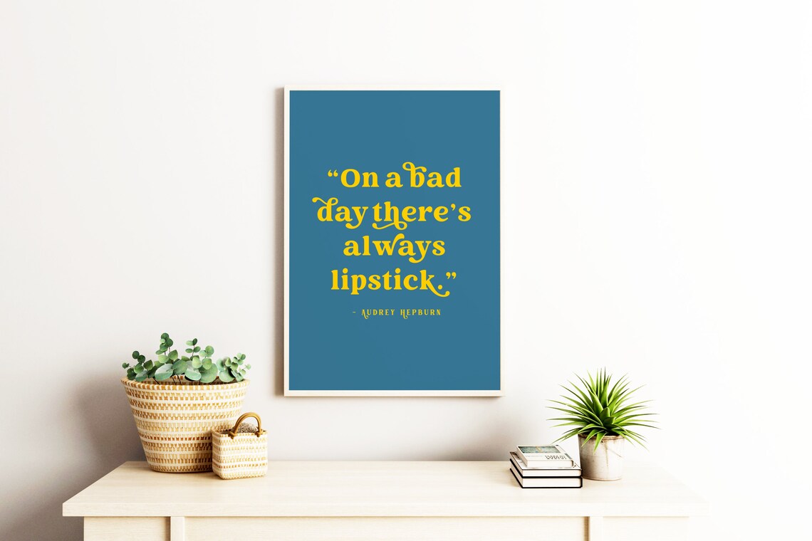 Audrey Hepburn Typographic Art Print, Gift for Her - Image 3