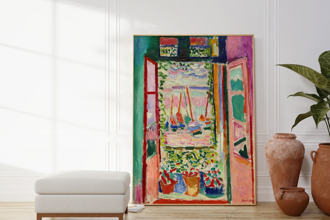 Henri Matisse The Open Window, Modern Poster Print - Image 3