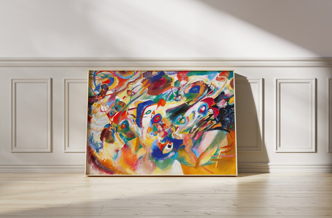Wassily Kandinsky Composition VII Colourful Abstract Expressionist Poster - Image 4