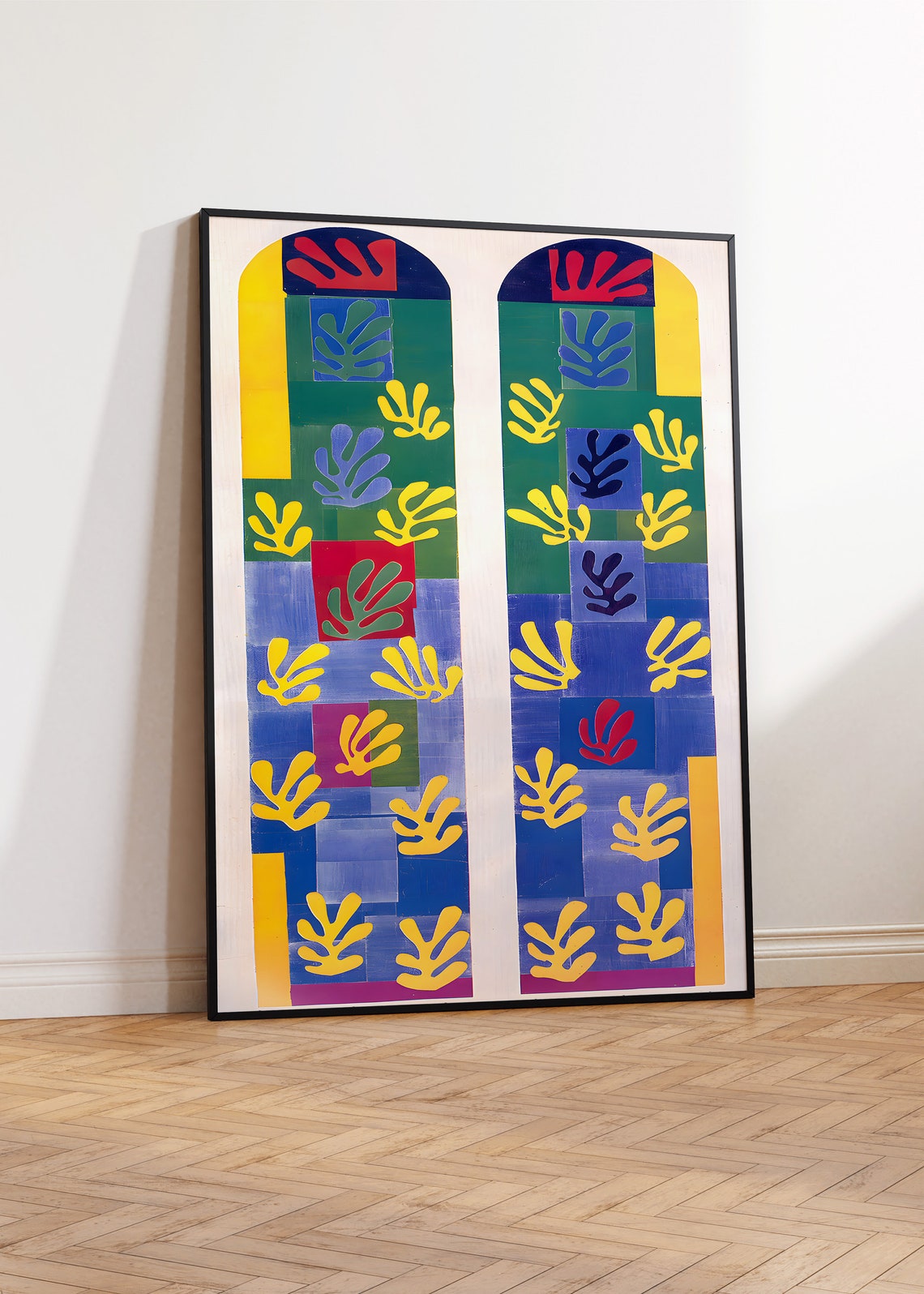 Henri Matisse Vence Chapel Stained Glass Window Abstract Poster - Image 2