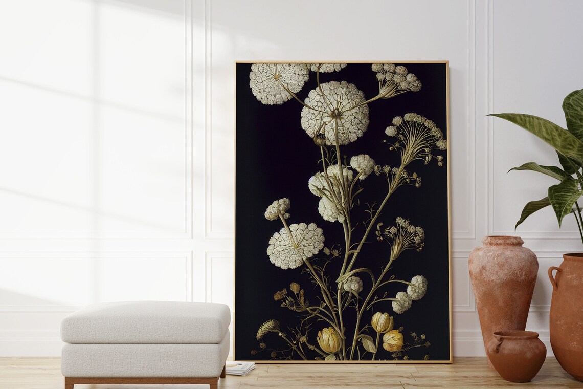 Vintage Floral Artwork, Botanical Wall Art Print - Image 4