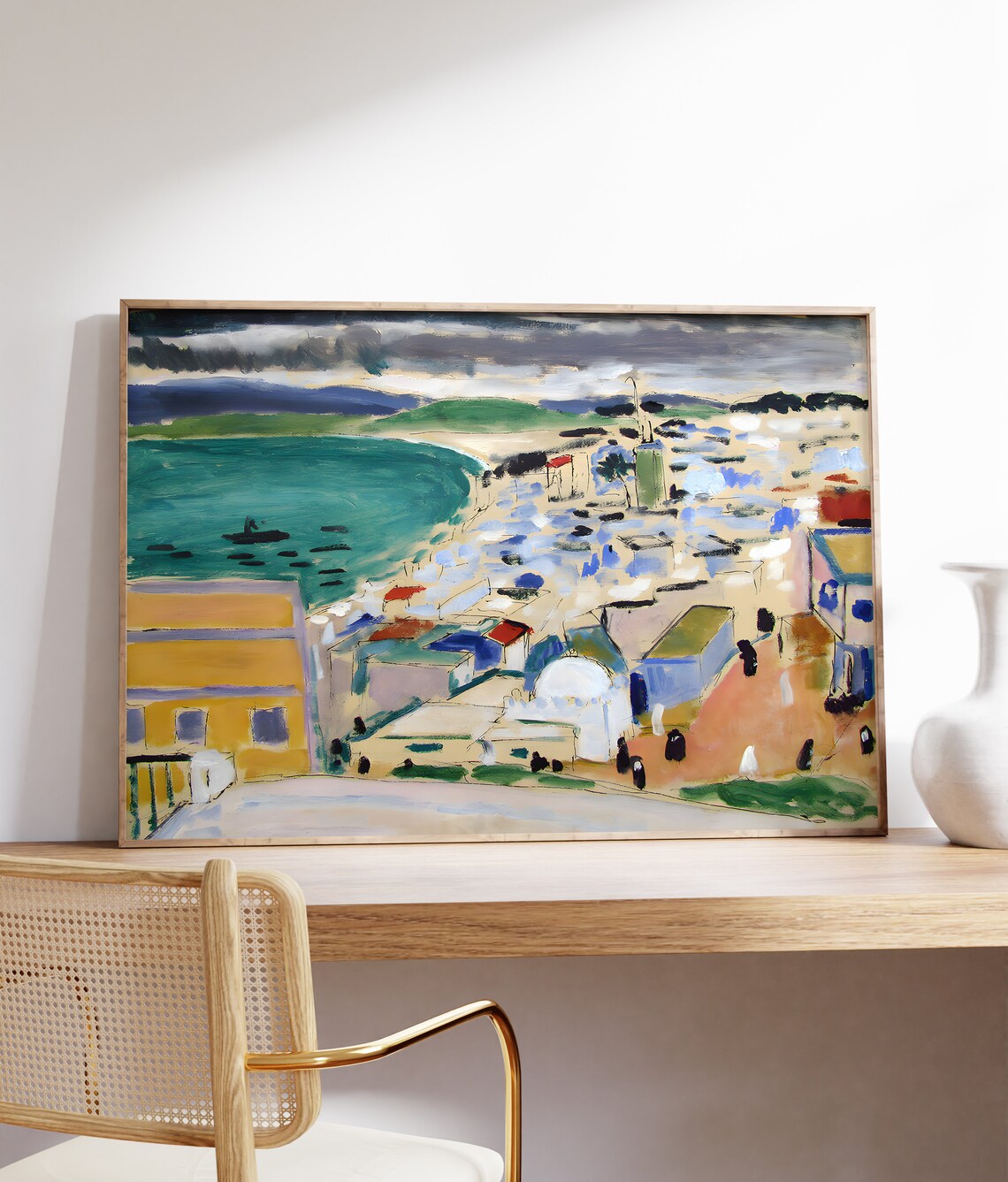 Henri Matisse The Bay of Tangier Coastal Town Painting Poster - Image 5