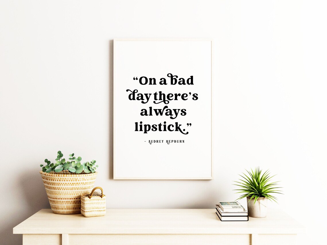 Audrey Hepburn Typographic Art Print, Gift for Her - Image 5