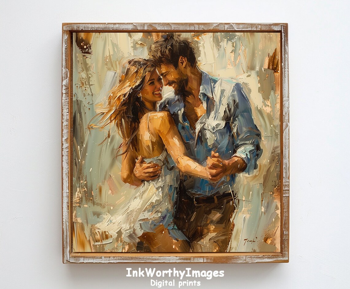 Joyful Dance In Love, Modern Romance Poster - Image 2