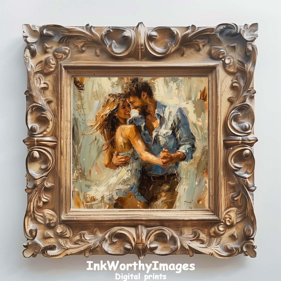 Joyful Dance In Love, Modern Romance Poster - Image 3