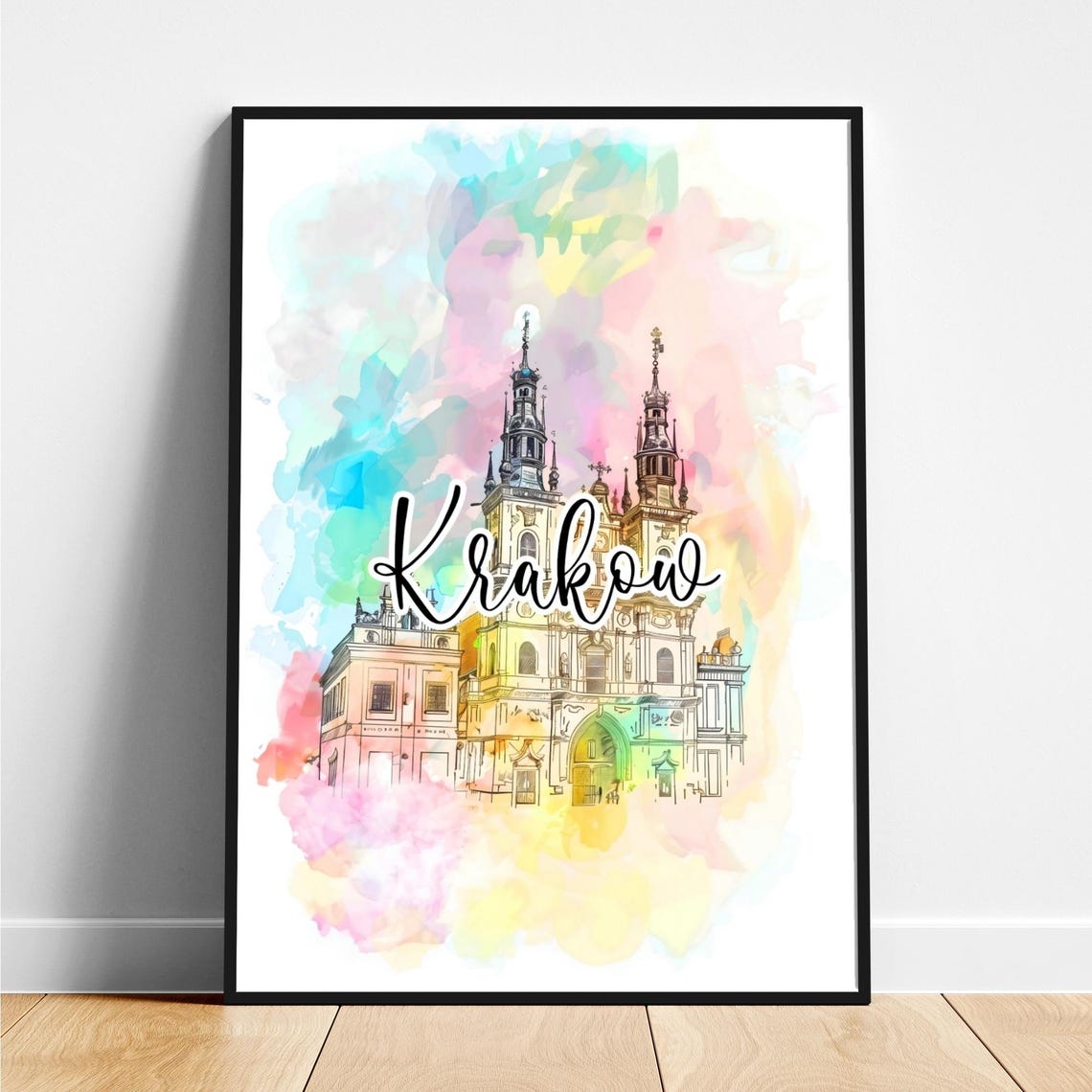 Twelve World Cities Watercolor Travel Art Gallery Wall Poster - Image 4