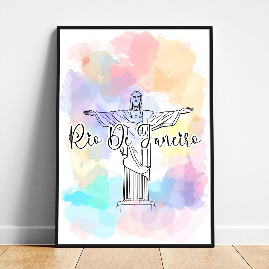 Rio De Janeiro Travel Print Brazil Poster Modern