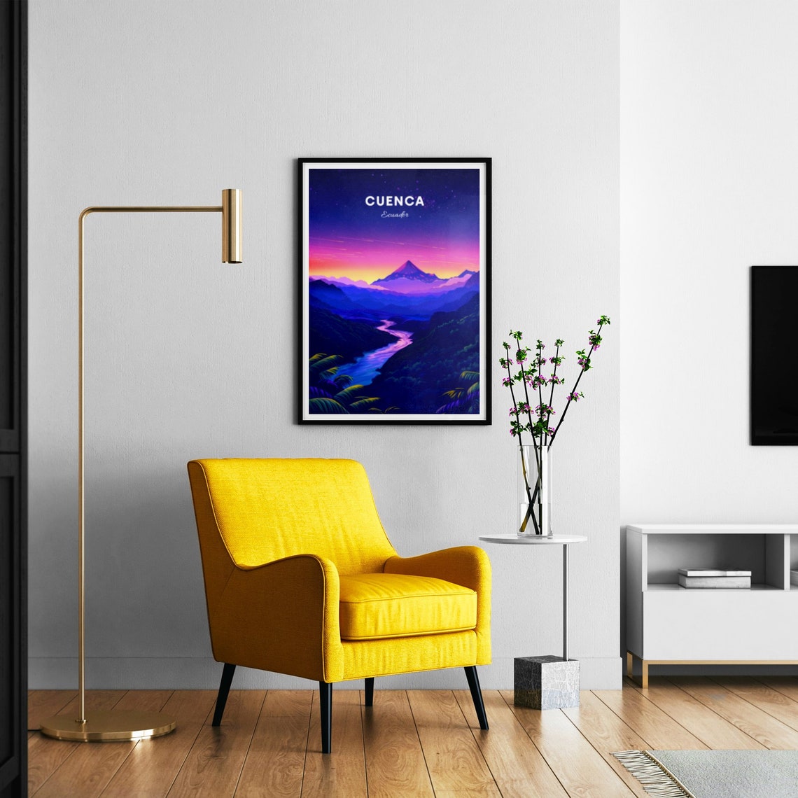 Cuenca Travel Print Ecuador Wall Art Cuenca Poster Azuay Poster Personalized Gift Poster Minimalist Poster Wedding Gift - Image 3