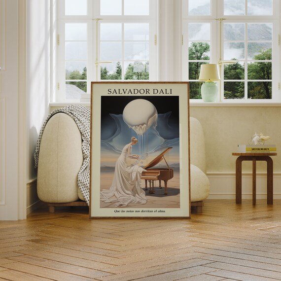 Salvador Dali Print Salvador Dali Surreal Art Salvador Dali Famous Artist Prints Dali Print Prints