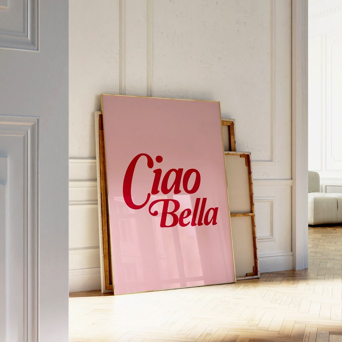 Ciao Bella Retro Italian Quote Art Print
