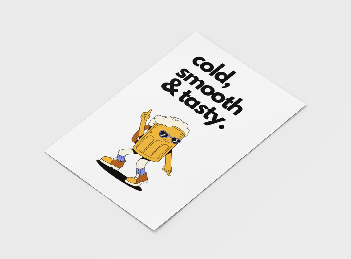 Funny Poster For Beer Lovers Celebratory Beer Dances Print Art Funny Lustig Art Eyecatcher - Image 2