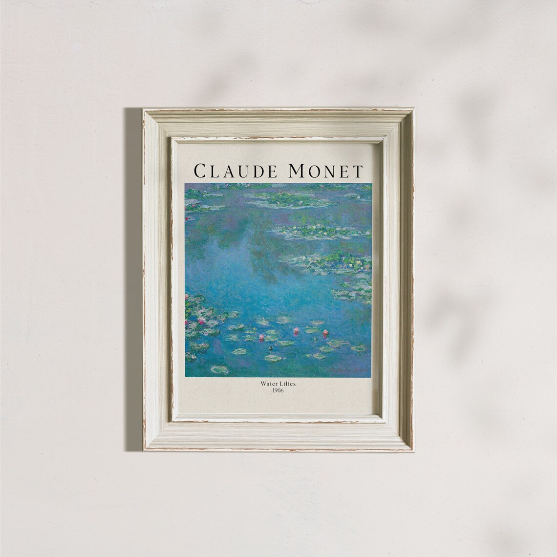 Claude Monet Water Lilies 1906 Blue Pond Impressionist Masterpiece Poster - Image 5