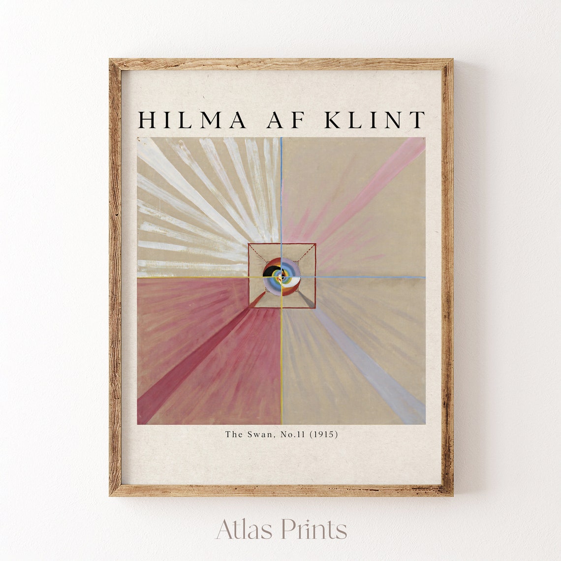 Hilma af Klint The Swan Number 11 1915 Abstract Spiritual Poster