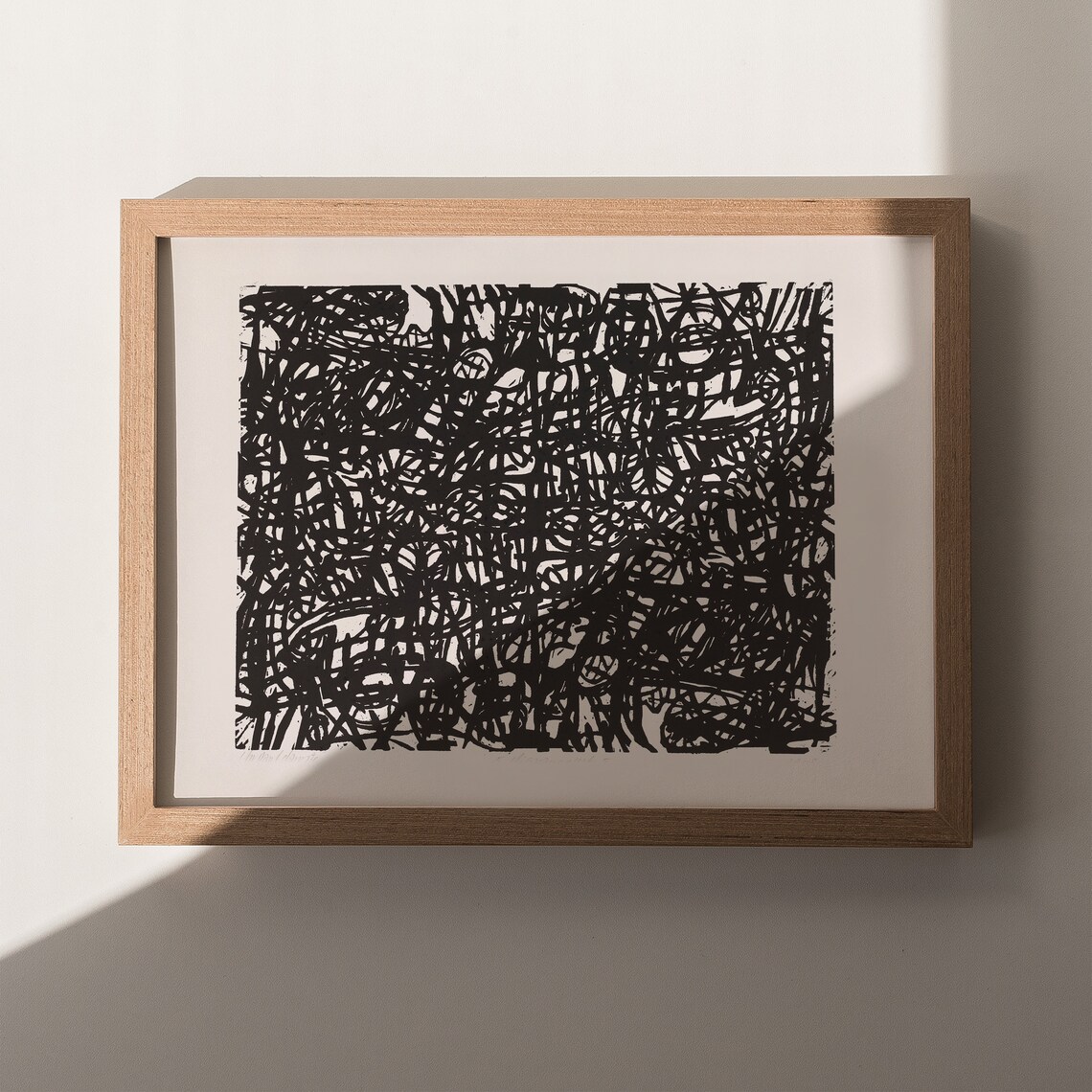Modern Vintage Sketch, Minimalist Abstract Drawing - Image 4