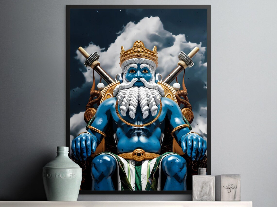 Orisha, Cuban Santeria Yoruba Mythology Art Print - Image 2