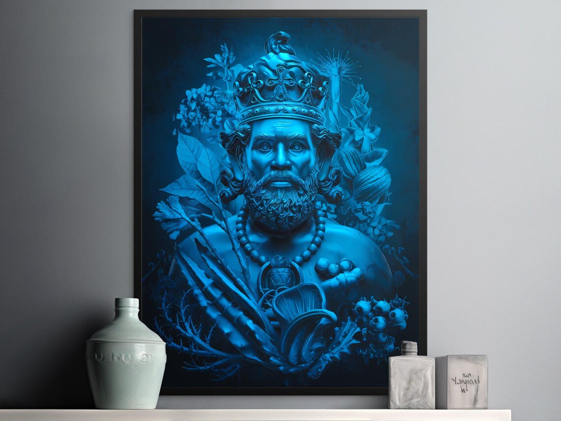 Cuban Santeria Art Print, Yoruba Orishas Spiritual Decor - Image 2