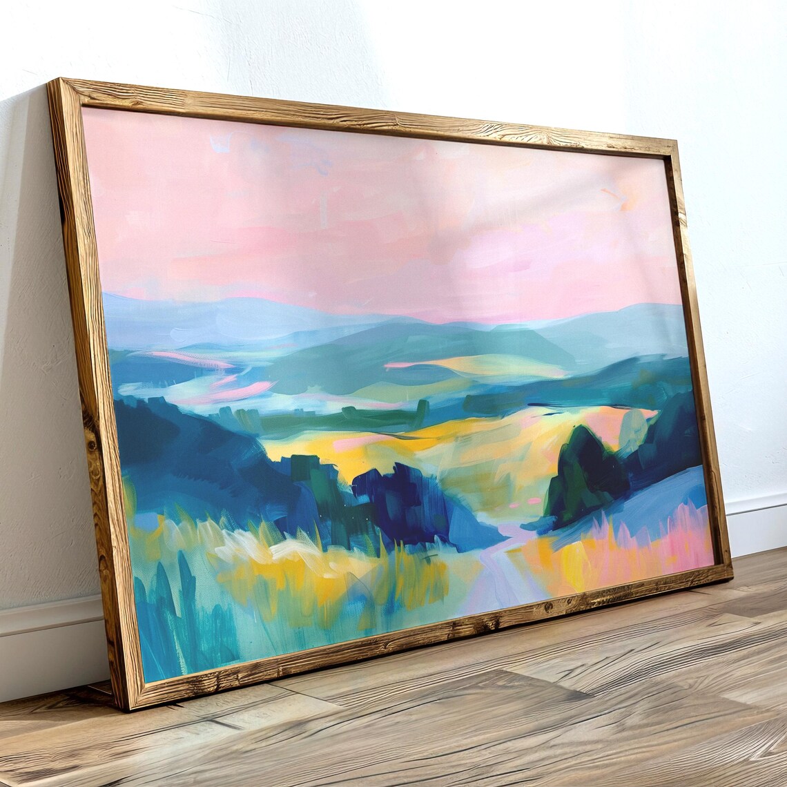 Colorful Landscape - Abstract Brush Strokes - Image 2