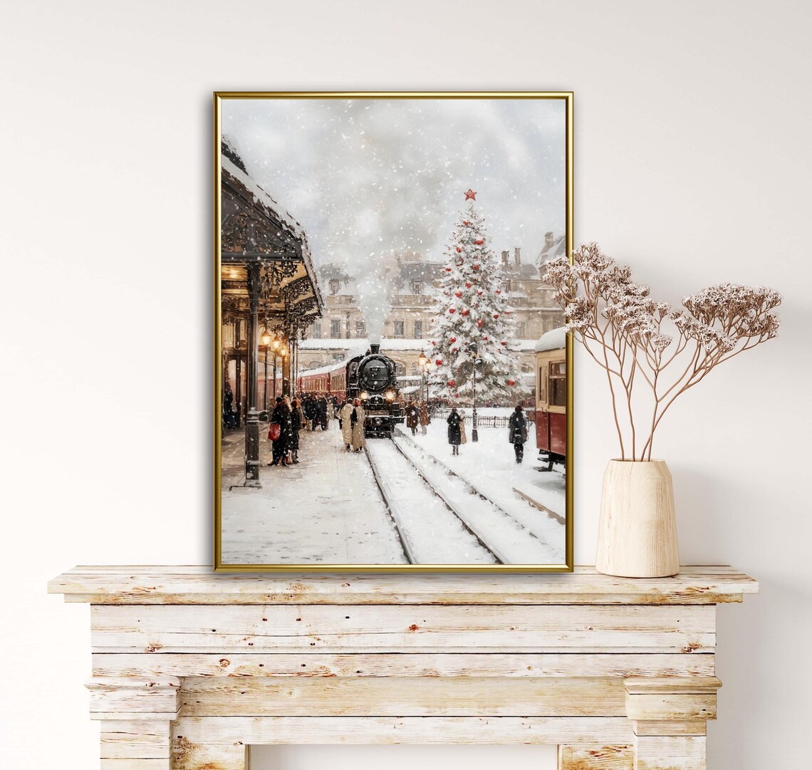Orient Express Winter Wonderland, Vintage Art Print - Image 2