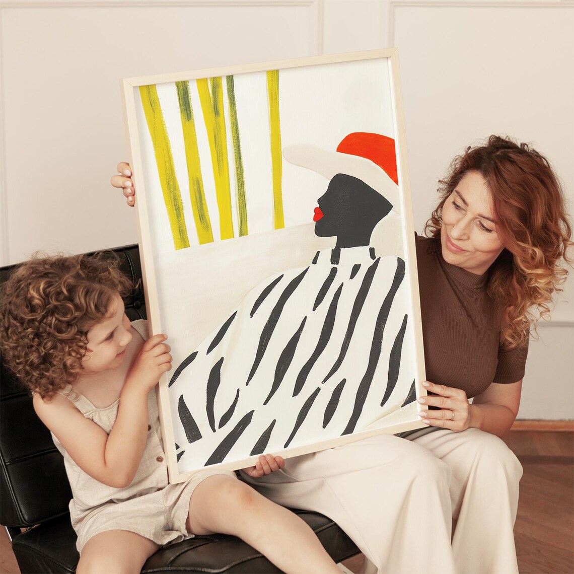 Minimalist Portrait Of A Stylish Man, Fashion Art Print - Image 4