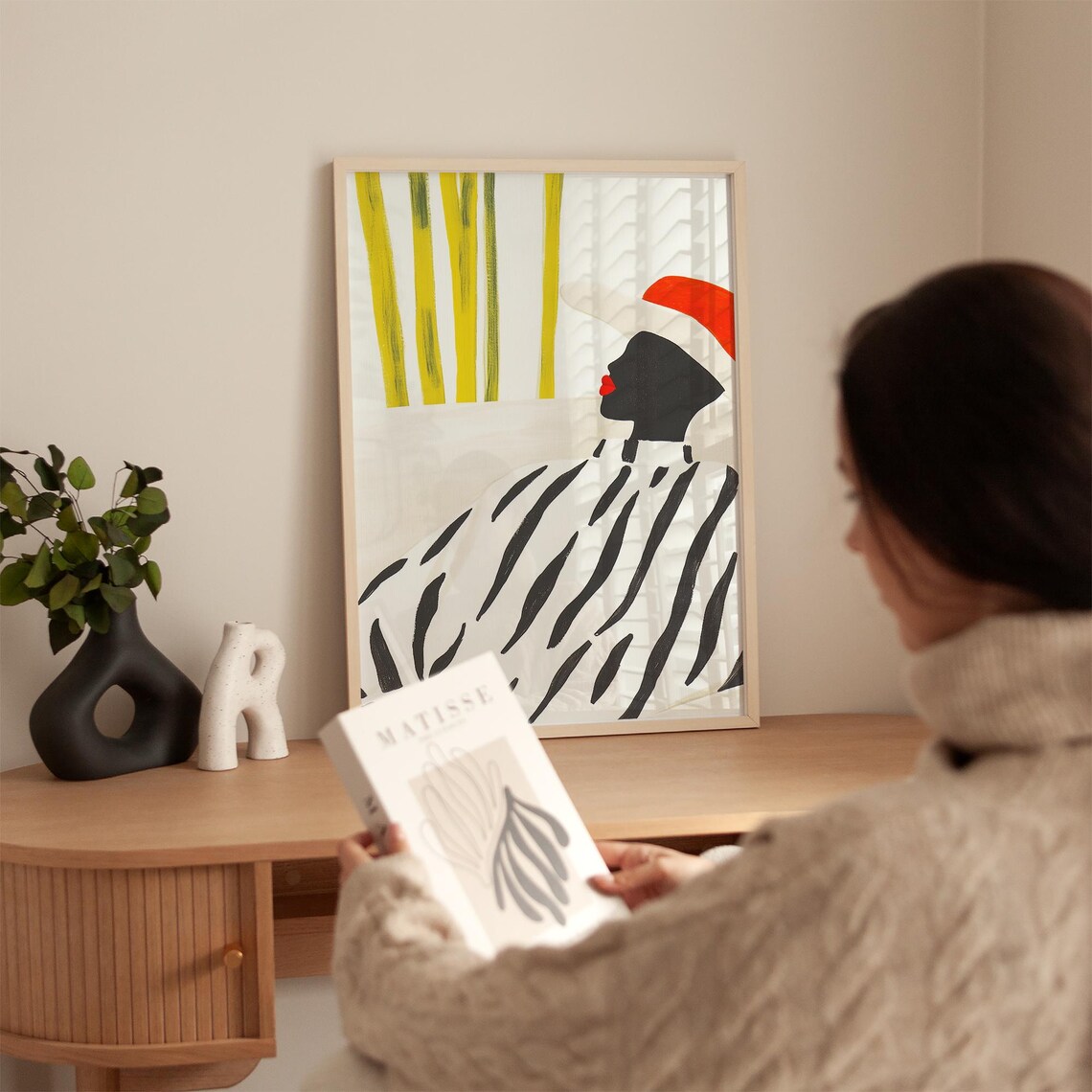 Minimalist Portrait Of A Stylish Man, Fashion Art Print - Image 5
