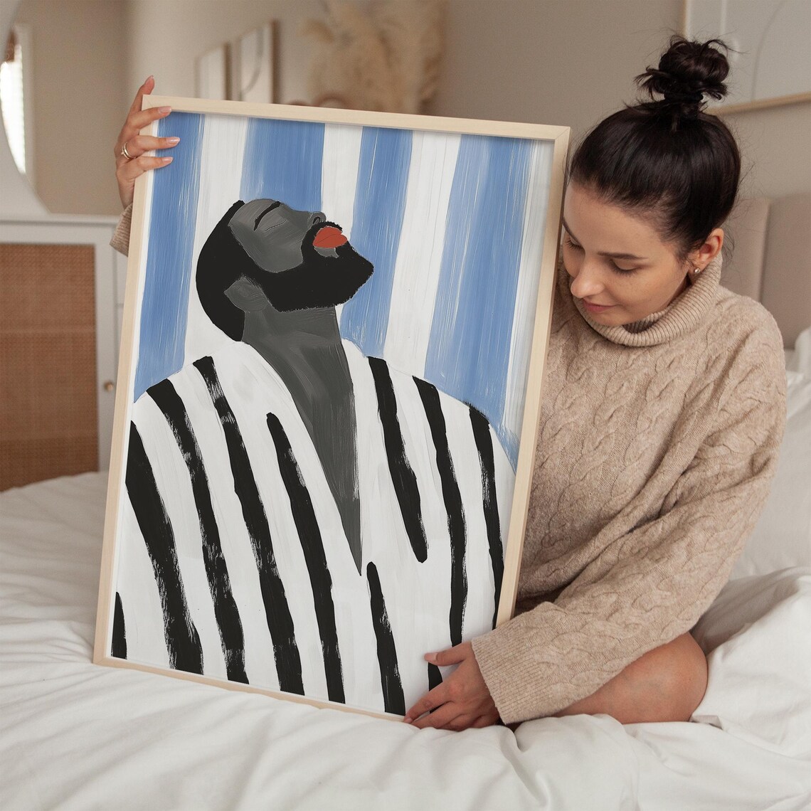 Abstract People, Contemporary Artwork Print - Image 3