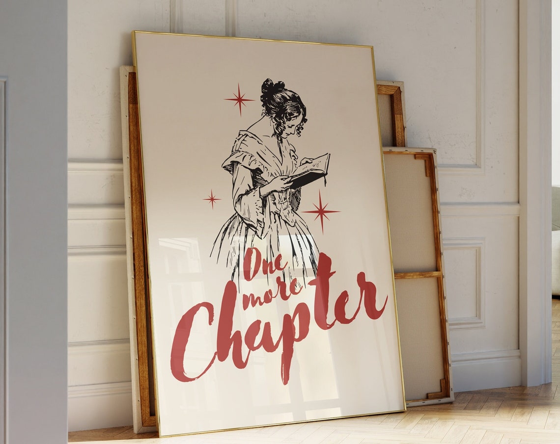 One More Chapter, Book Lover Art Print - Image 3