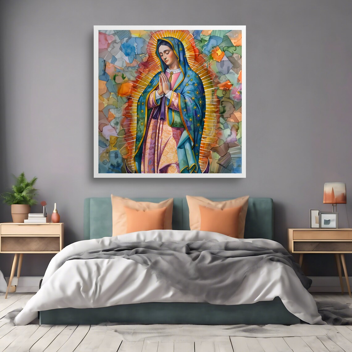 Virgin Mary Of Guadalupe Christian Art Print - Image 2
