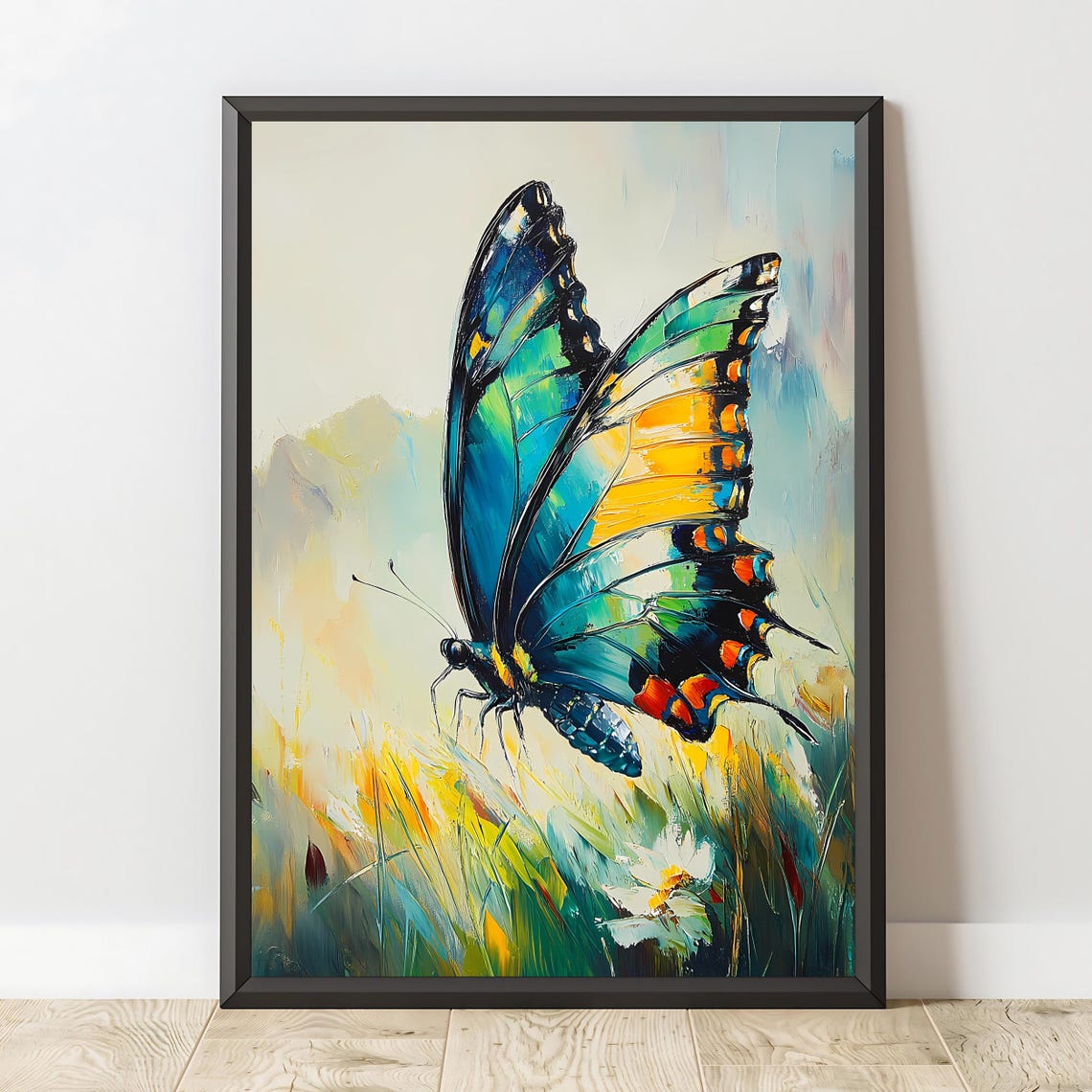 Butterfly Wall Art Print Vibrant Nature Artwork Colorful Wildlife Decor - Image 2