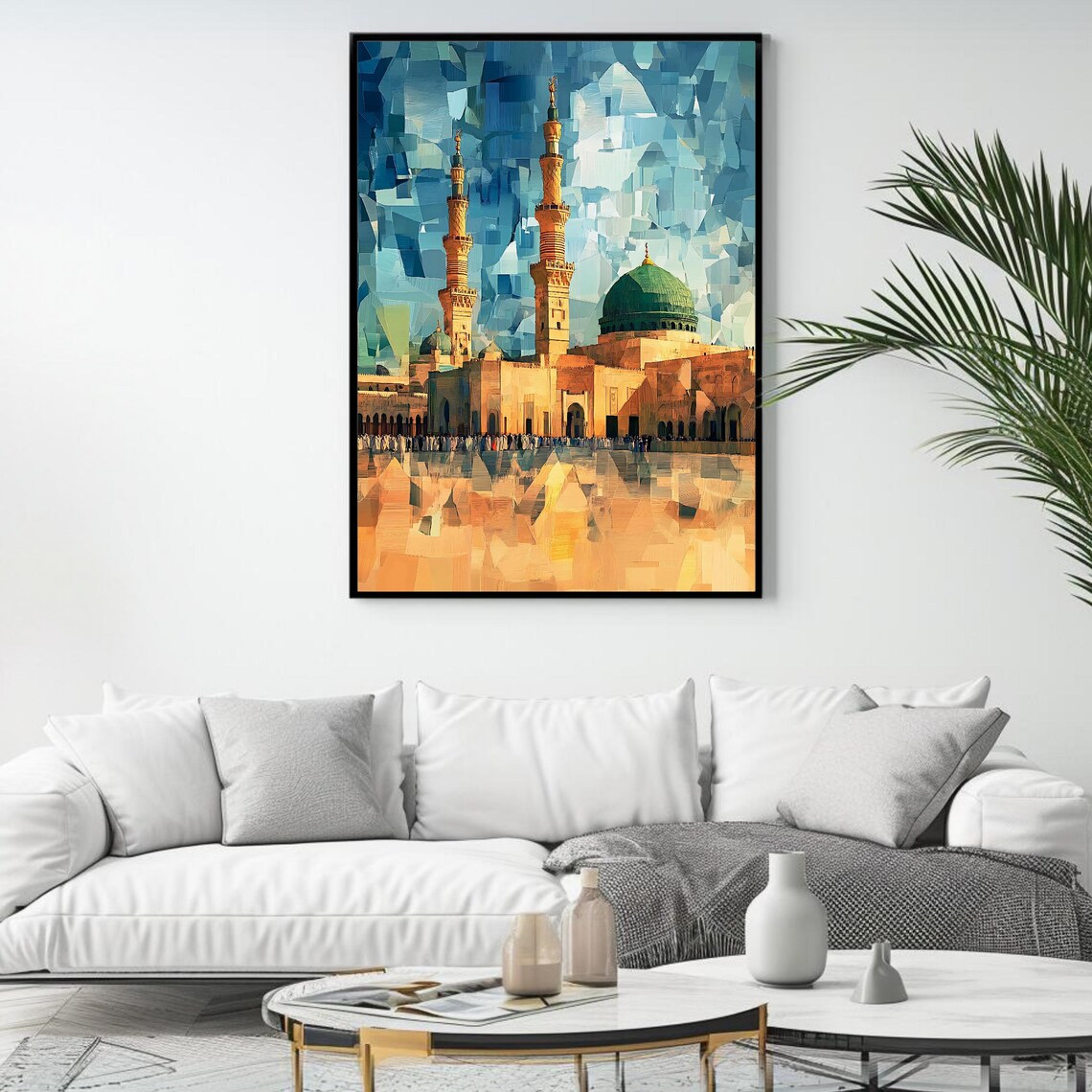 Prophet Mosque Islamic Geometric Art, Medina Poster - Image 4