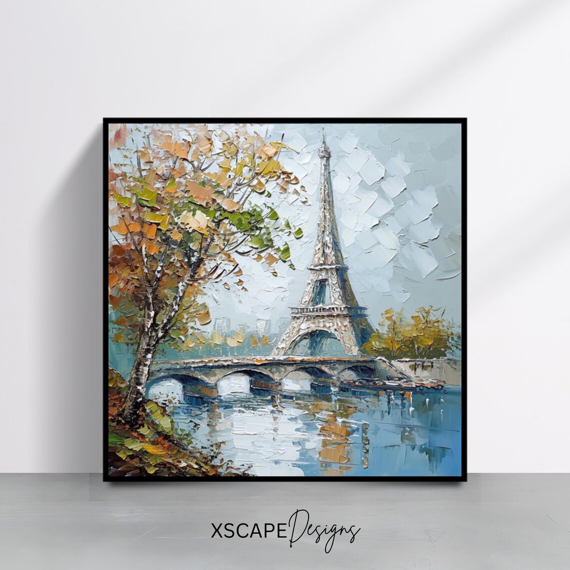 Paris Eiffel Tower Art Print, Cityscape Decor