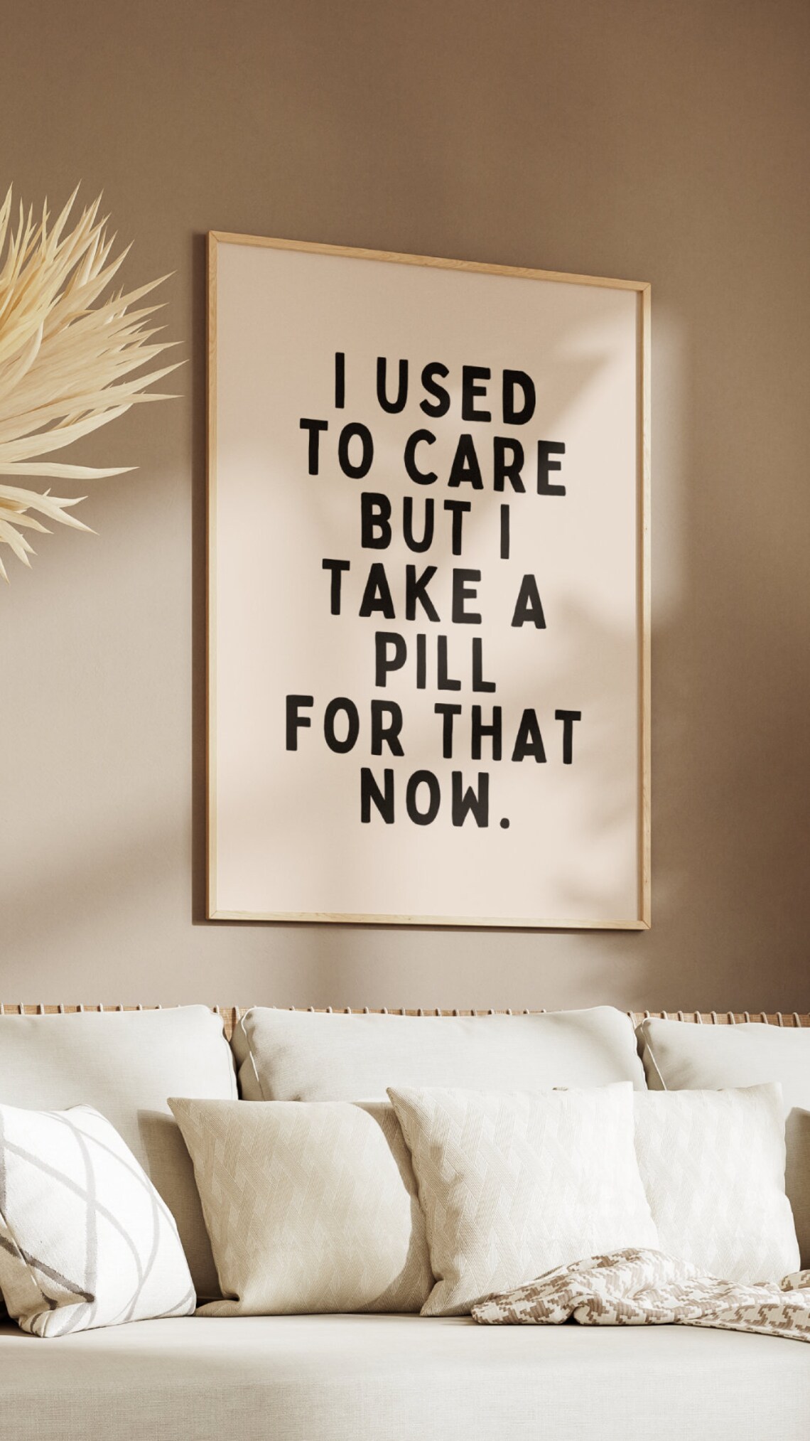 Funny Sarcastic Wall Art Fuck Sake Monochromatic Print Funny Swearing Typography Poster - Image 2